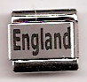 England - laser 9mm Italian charm